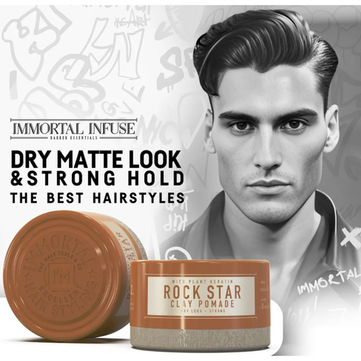 Immortal Infuse Pomada de Arcilla para el Cabello ROCK STAR 150ml